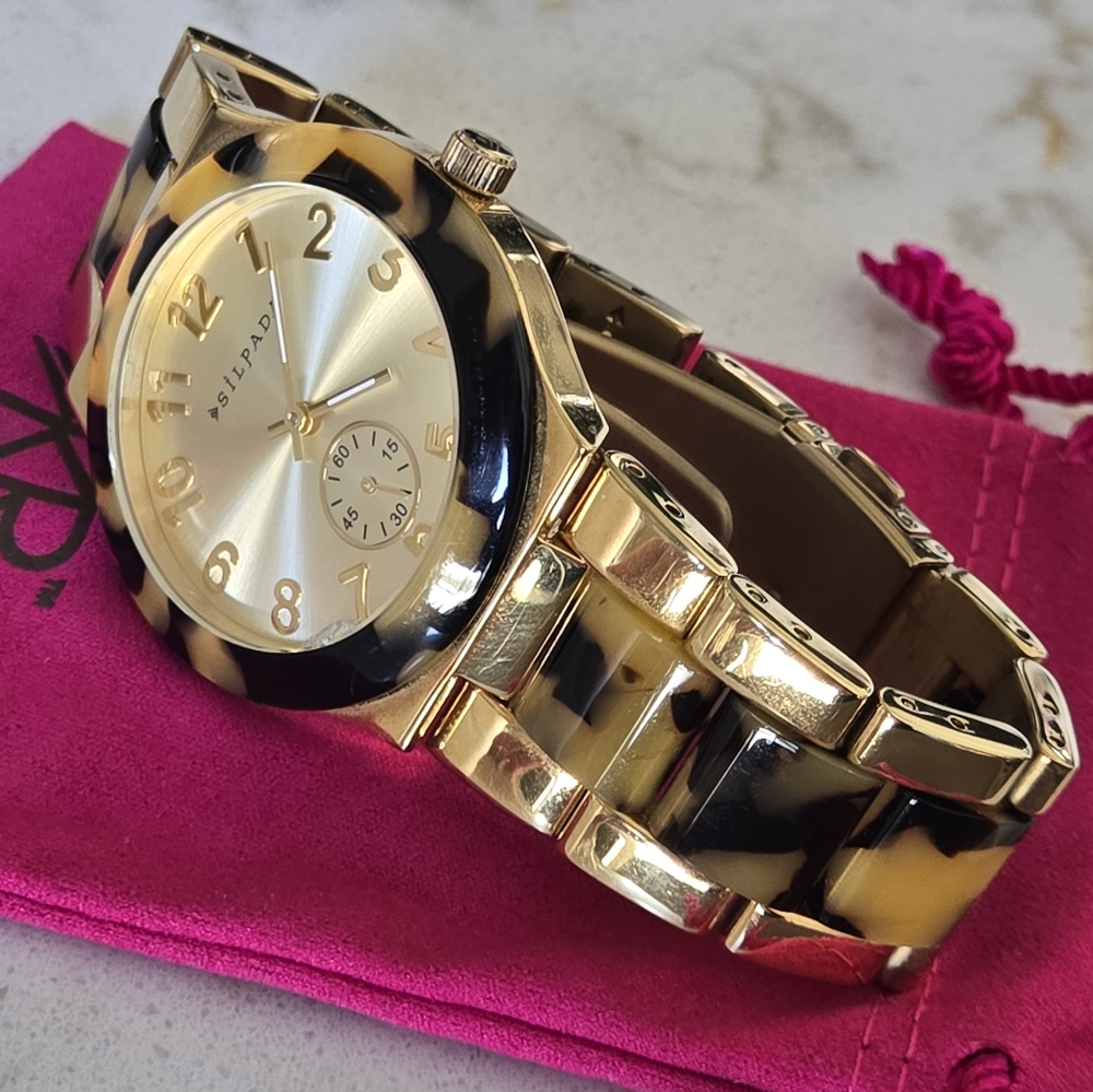 Silpada Timeless TORTOISE Watch - Picture 2 of 16